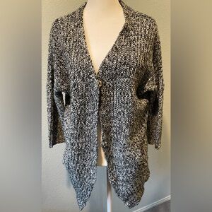 Black and White Knit Sweater